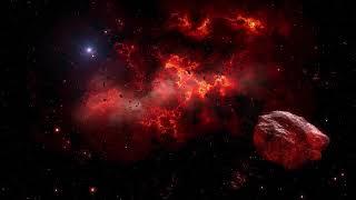 Red Nebula Ambient Space Music. Background sound for Dreaming Relaxation Meditation.