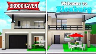 Making a BROOKHAVEN House in Bloxburg