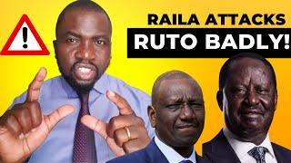 Raila Odinga VICIOUSLY Attacks William Ruto in Explosive Speech in Nairobi Today 
