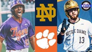 Notre Dame vs #2 Clemson Highlights INCREDIBLE GAME  2024 College Baseball Highlights