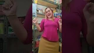 tante jaga warung sambil joget gemoy #tiktok #livetiktok #tante