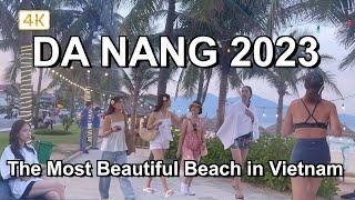 4K Da Nang Promenade & Beach - Vietnam Walking Tour 2023
