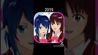 Sakura School Simulator Game Icon From 2018 to 2023?  #sakuraschoolsimulator