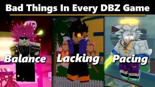 Whats Bad About Every DBZ Game On Roblox