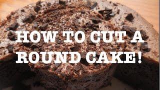 How to Cut a Round Cake  GastroKnowMe