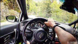 2018 Kia Ceed GT POV Drive on Mountain Pass  Sound Acceleration Corners