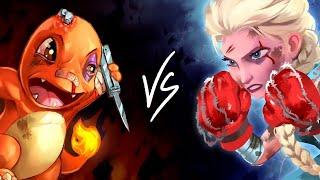 ART BATTLE Charmander Vs. Elsa️