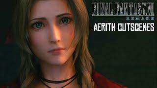 ALL AERITH CUTSCENES - IN GLORIOUS 60FPS - FINAL FANTASY 7 REMAKE