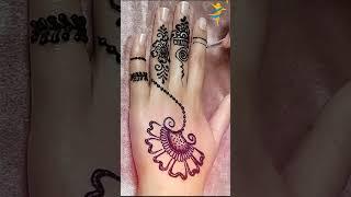 New Simple Mehandi design for back hand #shorts #mehndi