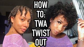 TWIST OUT ON SHORT NATURAL HAIR