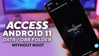 FIX  How to Access AndroidOBB & DATA Folder on Android 11 - No ROOT हिन्दी