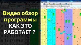 Видео обзор программы для анализа гослото «5 из 36»