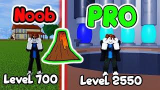 Blox Fruits Noob to Pro BUT with AWAKENED Magma Fruit Level 1 To MAX Level - Part 2