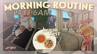 6am bloxburg MORNING routine   seqshell