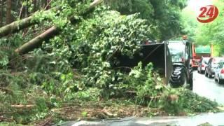 Unwetter im Landkreis Rosenheim bei Riedering