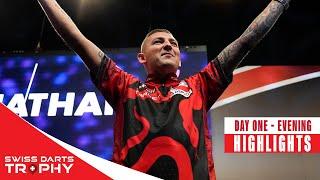 BIG NAMES IN BASEL  Day One Evening Highlights  2024 Swiss Darts Trophy