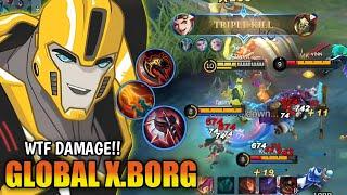 WTF DAMAGE THIS X.BORG NEW BUILD IS BROKEN  X.BORG BEST BUILD 2023  MLBB