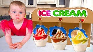 Five Kids Ice Cream Machine  + more Childrens Songs and Videos