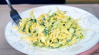 My husbands favorite dish from which he lost 25 kg in 31 days. Cucumber salad
