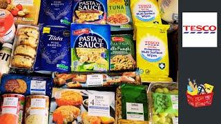 Tesco Scotland  UK Family grocery haul  August 24th 