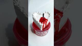 Slime ASMR Broken Heart Cake 