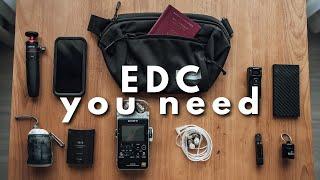 MUST HAVE EDC SLING BAG TECH & FIELD RECORDING COMBINED?