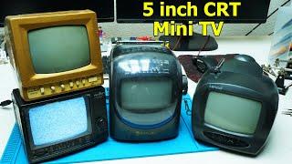 I Love Black & White Portable Mini Tvs