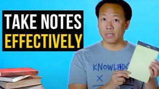How to Take Notes Effectively  Jim Kwik