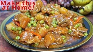 Ang sarap Easy Pork Recipe idea  How to Make Delicious Pork Guisantes Best Pork Guisantes Method