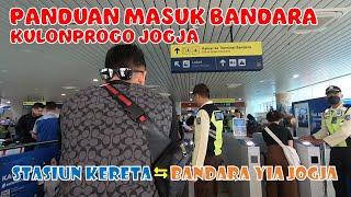 Cara Masuk Bandara YIA Yogyakarta dari Stasiun Kereta Api Bandara