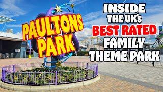 Paultons Park Virtual Tour  Every Area Ride and Attraction May 2024 4K