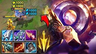 WTF? BLITZCRANK WITH 6 ATTACK SPEED ITEMS CAN 1V1 ANYONE THIS IS HILARIOUS