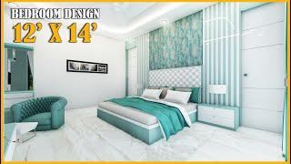 Master Bedroom Interior Design  12 x14 feet #bedroomdesign #interiordesign #bedroom #bedroomdecor