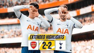 ARSENAL 2-2 TOTTENHAM HOTSPUR  PREMIER LEAGUE EXTENDED HIGHLIGHTS  SONNY GETS 150TH SPURS GOAL