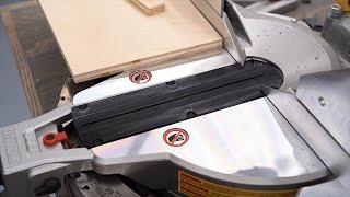 The Genius Miter Saw Insert That Doubles as Dust Collection