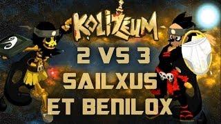 2 VS 3 en Kolizéum avec Sailxus & Benilox  DOFUS