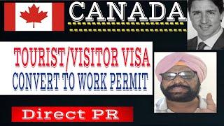 VISITOR VISA TO WORK PERMIT IN CANADA। Canada Visa Update 2024।