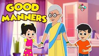 Good Manners  Good Habits  Animated Stories  English Cartoon  Moral Stories  PunToon Kids