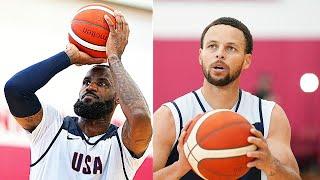 Team USA Basketball Scrimmage Practice With LeBron James & Stephen Curry 2024 Team USA