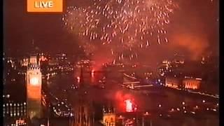 New Year 1999-2000 Millennium London UK