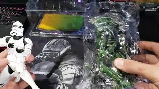 Распаковка коллекционной фигруки чужого neca . Unboxing mantis alien  aliexpress