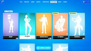 Unreleased fortnite emotes...