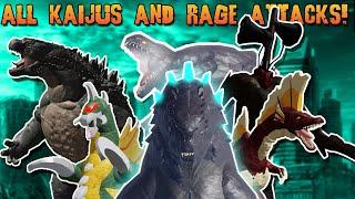 ALL KAIJUS AND THEIR RAGE ATTACK IN PROJECT KAIJU  Roblox Project Kaiju