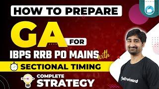 RRB PO Mains General Awareness Strategy  GA Most Important Topics For RRB PO Mains 2024  Aditya