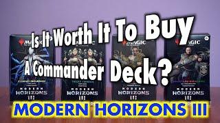 Is it Worth It To Buy A Modern Horizons 3 Commander Deck?  A Magic The Gathering Product Review