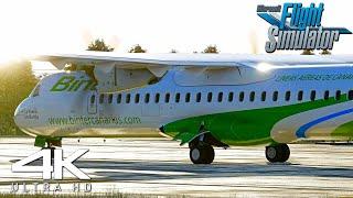 ULTRA Real 4K  ATR 72-600 Full Flight  Madeira Airport  Porto Santo Airport  A MSFS Experience