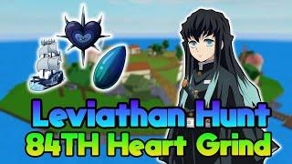 BloxFruit Leviathan Hunt 84TH Heart Grind  Helping with V4  ?BloxFruit to join