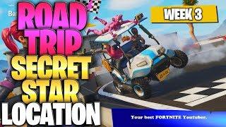 Fortnite Battle Royale Season 5 Week 3 Secret Battlestar Location “Road Trip” Challenges