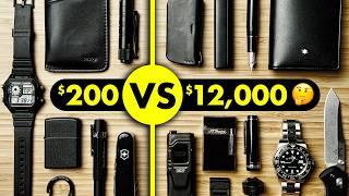$200 vs $12000 All-Black Everyday Carry Kit