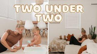 our new normal  ditl vlog of an overwhelmed mom with 2 under 2